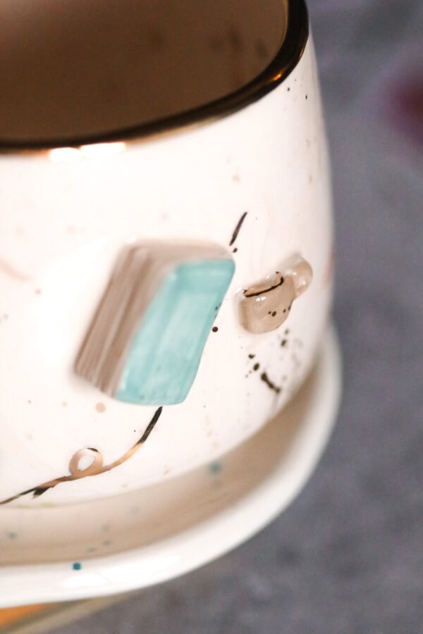 Book & little mug mint - Slika 7